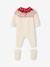 2-delige babyset met tricot babypakje + sokken in thema Kerst ecru - vertbaudet enfant 
