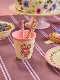 Puériculture-Repas-Gobelet NATHALIE LÉTÉ enfant 250 ml rice Neon Pink