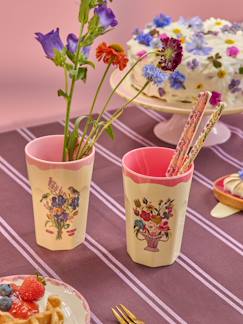 Puériculture-Repas-Lot de 2 gobelets NATHALIE LÉTÉ enfant 400 ml rice coffret cadeau