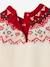 2-delige babyset met tricot babypakje + sokken in thema Kerst ecru - vertbaudet enfant 