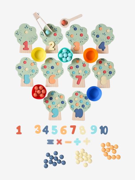 FSC® houten set om cijfers te leren groen - vertbaudet enfant 