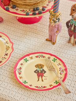 Puériculture-Repas-Assiette à petit-déjeuner NATHALIE LÉTÉ enfant rice Red