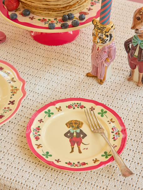 Assiette à petit-déjeuner NATHALIE LÉTÉ enfant rice Red rouge - vertbaudet enfant 