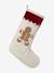 Chaussette Noël Bonhomme pain d'épices beige - vertbaudet enfant 