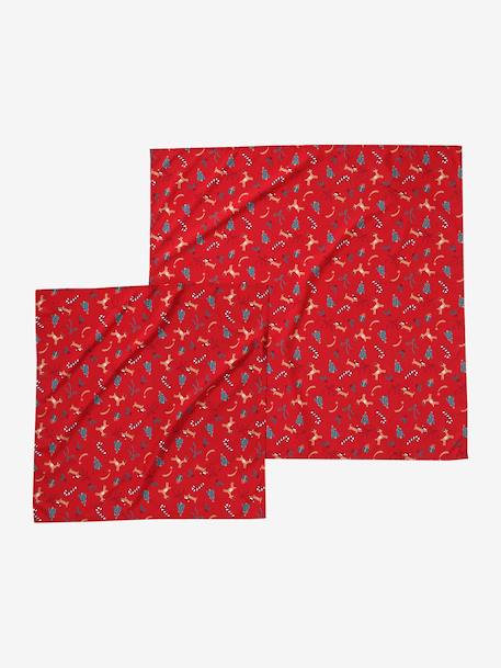 Lot 2 furoshikis rouge - vertbaudet enfant 
