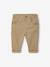 Pantalon bébé coupe battle en velours doublé anthracite+kaki - vertbaudet enfant 