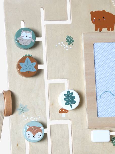 Planche d'activités avec ardoise magique GREEN FOREST en bois FSC® bois - vertbaudet enfant 