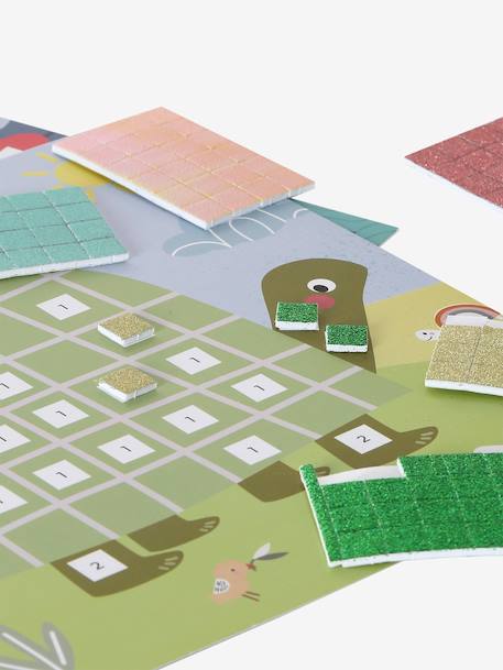Set glitterstickers meerkleurig - vertbaudet enfant 