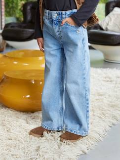 Jean fille large   - vertbaudet enfant