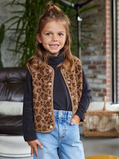 -Gilet sans manches fille en sherpa 