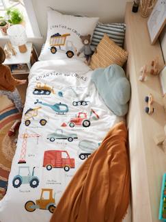 Linnengoed en decoratie-Beddengoed voor kind-Set dekbedovertrek + kussensloop voor kinderen QUEL CHANTIER! Oeko-Tex®