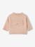 Gebreide trui baby sweater met strik in volume roze (poederkleur) - vertbaudet enfant 