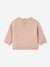 Gebreide trui baby sweater met strik in volume roze (poederkleur) - vertbaudet enfant 