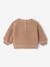 Baby sweater in sherpa groen+pecannoot - vertbaudet enfant 