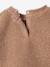 Baby sweater in sherpa groen+pecannoot - vertbaudet enfant 