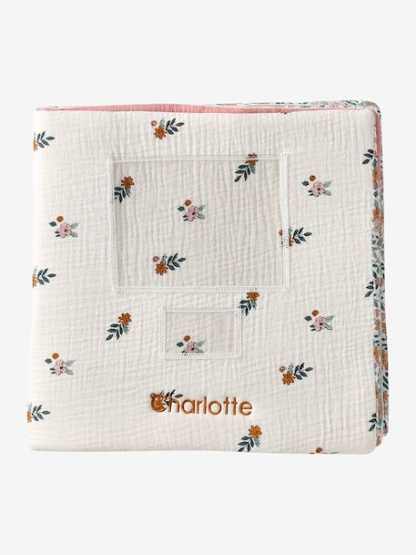 Grand livre photo personnalisable écru+jaune - vertbaudet enfant 