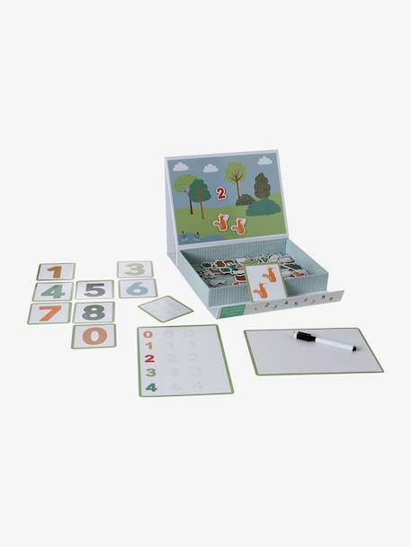 Jeu des chiffres magnétiques GREEN FOREST vert - vertbaudet enfant 