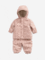 Ensemble manteau + salopette de pluie bébé rose poudré - vertbaudet enfant 