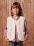 Gilet fille sans manches en sherpa vanille+vert - vertbaudet enfant 