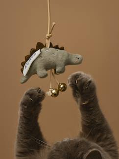 -Jouet pour chat canne à pêche Dinosaures