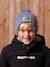 Babyset jongen muts + snood + wanten/handschoenen « Outdoor » grijsblauw+kaki - vertbaudet enfant 