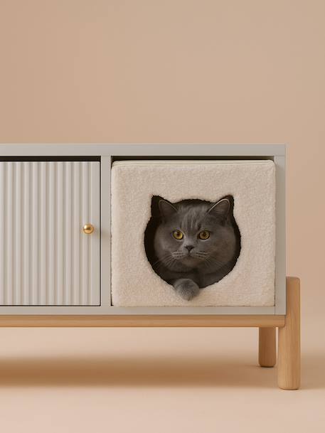 Kattenmand van teddy FAMILY wit - vertbaudet enfant 