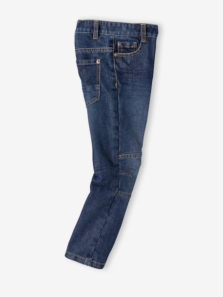 Jean garçon droit MorphologiK FIN waterless denim brut+stone - vertbaudet enfant 