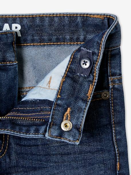 Rechte jongensjeans MorphologiK FIN waterless ongewassen denim+stone - vertbaudet enfant 