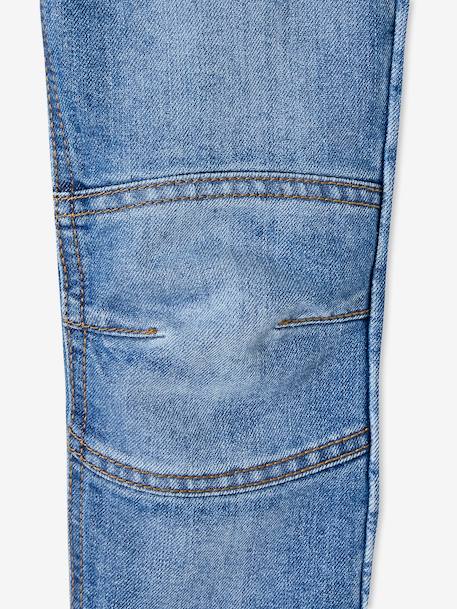 Jean garçon droit MorphologiK FIN waterless denim brut+stone - vertbaudet enfant 