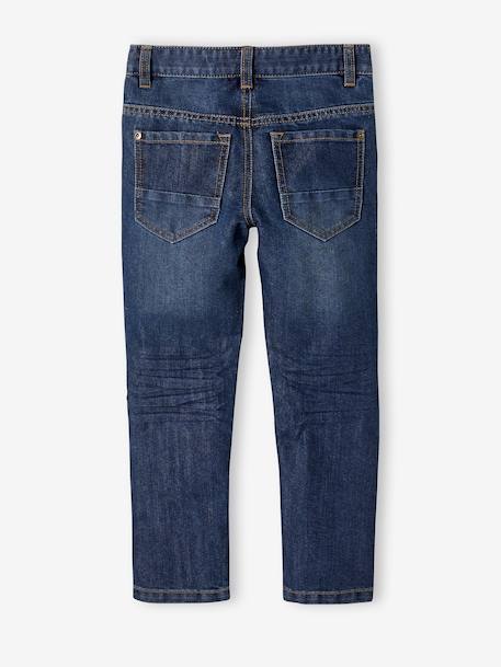 Jean garçon droit MorphologiK FIN waterless denim brut+stone - vertbaudet enfant 