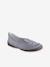 Chaussons élastiqués fille en cuir GRIS CLAIR - vertbaudet enfant 