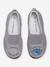 Chaussons élastiqués fille en cuir GRIS CLAIR - vertbaudet enfant 