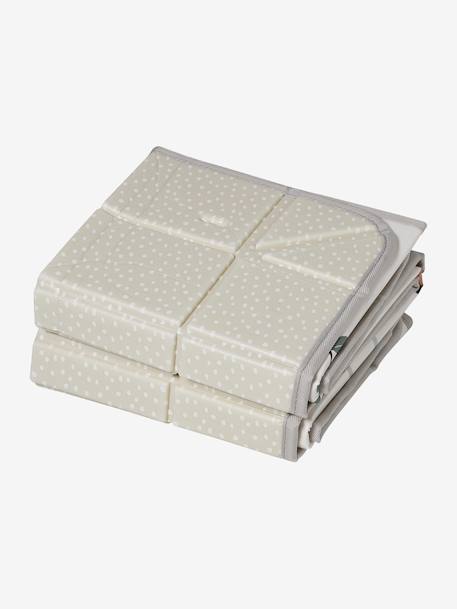 Tapis réversible et pliable avec balles beige+vert - vertbaudet enfant 