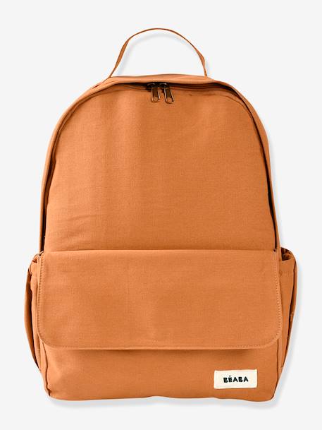 Sac à dos à langer Tokyo beige imprimé+bleu jean+kaki+marron imprimé+ocre - vertbaudet enfant 