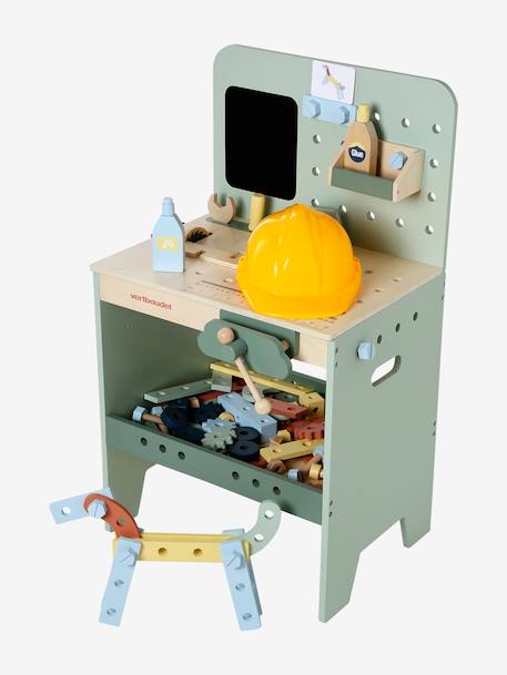 Etabli de bricolage avec accessoires en bois FSC® vert - vertbaudet enfant 