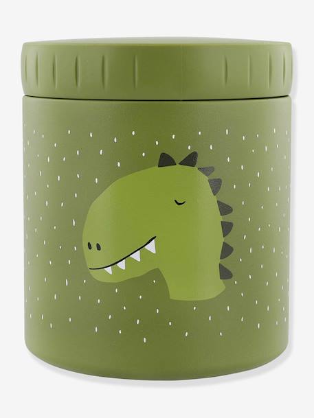 Boîte à goûter/lunch box isotherme 500 ml Animal orange+rose nude+vert - vertbaudet enfant 