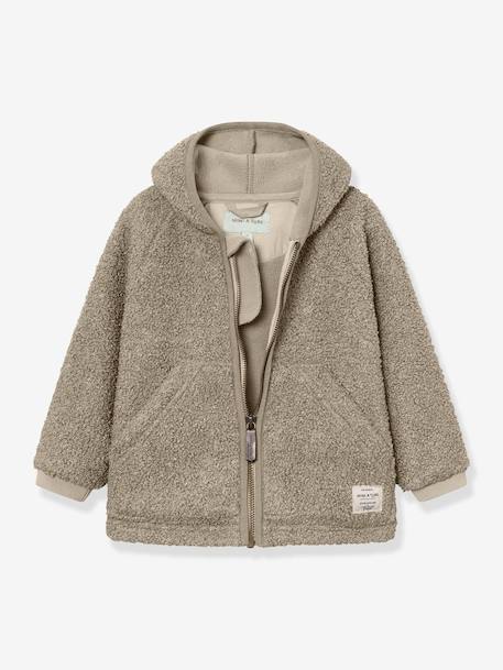 Veste en polaire Teddy MATLIFF Enfants MINI A TURE écru+vert - vertbaudet enfant 