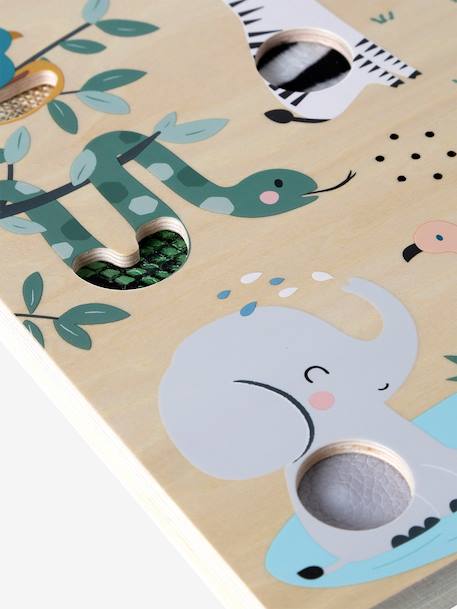 Klankbord met junglegeluiden van FSC®-hout  TANZANIE hout - vertbaudet enfant 