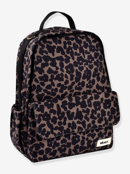 Sac à dos à langer Tokyo beige imprimé+bleu jean+kaki+marron imprimé+ocre - vertbaudet enfant 