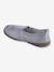 Chaussons élastiqués fille en cuir GRIS CLAIR - vertbaudet enfant 