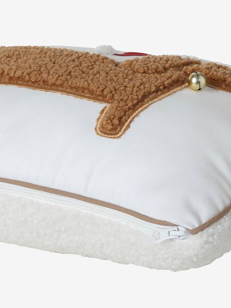 Coussin de Noël Teckel personnalisable écru - vertbaudet enfant 