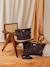 Sac Madrid tote bag beige imprimé+bleu jean+marron imprimé+ocre - vertbaudet enfant 