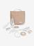 Trousse de toilette et 10 accessoires beige+vert sauge - vertbaudet enfant 