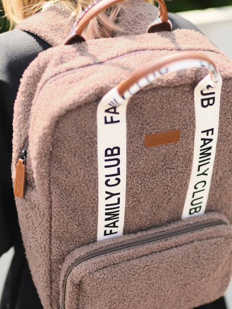 Sac à dos à langer Family Club Signature blanc+écru+marron+noir+vert - vertbaudet enfant 