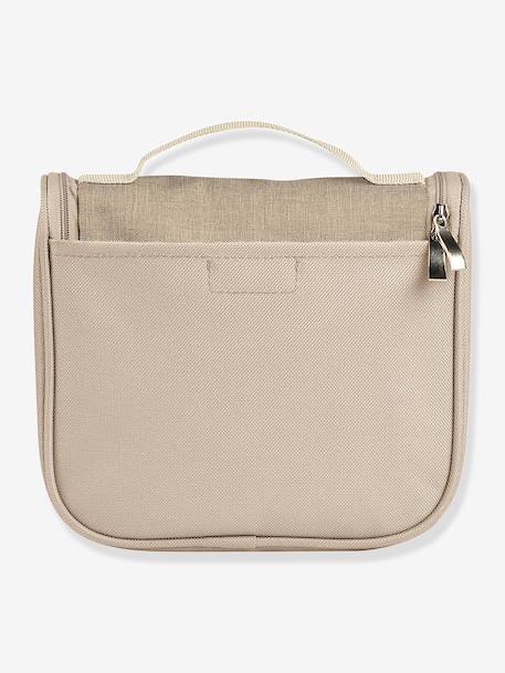 Toiletartikelen etui en 10 benodigdheden / toebehoren beige+saliegroen - vertbaudet enfant 