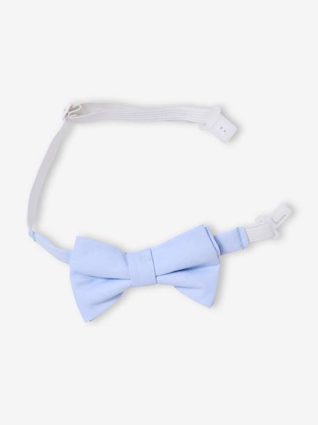 Kersthemd met print voor jongens blauw, bedrukt - vertbaudet enfant 