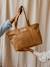 Madrid tote bag beige, bedrukt+bruin, bedrukt+jeansblauw+okergeel - vertbaudet enfant 