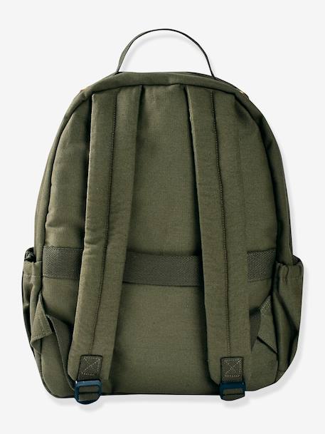 Luiertas rugzak Tokyo beige, bedrukt+bruin, bedrukt+jeansblauw+kaki+okergeel - vertbaudet enfant 