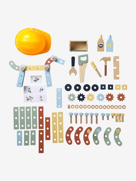 Etabli de bricolage avec accessoires en bois FSC® vert - vertbaudet enfant 