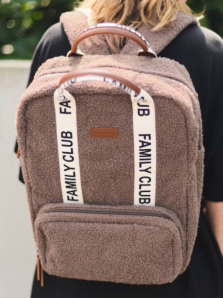 Sac à dos à langer Family Club Signature blanc+écru+marron+noir+vert - vertbaudet enfant 